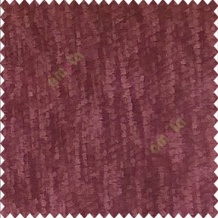 Solid plain chenille maroon texture stripes texture soft finished shiny poly sofa fabric