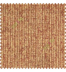 Solid maroon brown gold color vertical stripes rain drops chenille soft embossed lines jute finished background poly sofa fabric