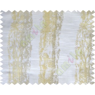 Beige gold white colour vertical texture colour paint with horizontal pencil stripes poly main curtains design - 104422