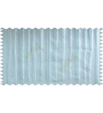 Blue Vertical Stripes Poly Fabric Main Curtain-Designs