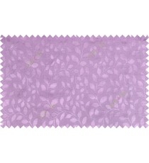 Pure purple color seamless natural leaf pattern with horizontal pencil stripes polycotton main curtain designs