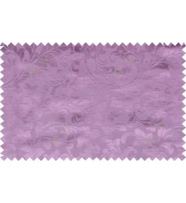 Pure purple color seamless traditional pattern polycotton main curtain designs