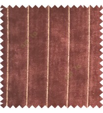 walnutt brown gold color vertical stripes texture finished velvet surface soft touch sofa fabric