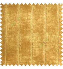 Gold brown color vertical stripes texture finished velvet surface soft touch sofa fabric