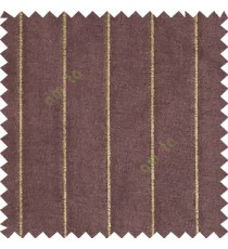 Dark chocolate brown gold color vertical stripes texture finished velvet surface soft touch sofa fabric