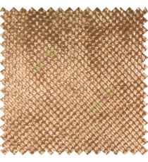 Walnut brown color solid texture finished polka dots surface velvet touch embossed pattern sofa fabric