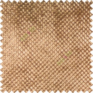Walnut brown color solid texture finished polka dots surface velvet touch embossed pattern sofa fabric