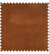 Cinnamon brown color complete plain designless surface velvet touch sofa fabric