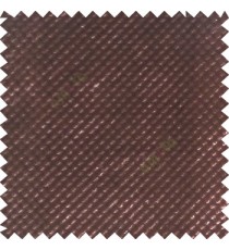Brunette brown color solid texture finished polka dots surface velvet touch embossed pattern sofa fabric