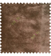 Brunette brown color complete plain designless surface velvet touch sofa fabric
