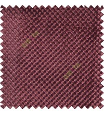 Syrup brown color solid texture finished polka dots surface velvet touch embossed pattern sofa fabric