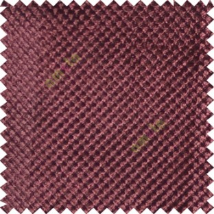Syrup brown color solid texture finished polka dots surface velvet touch embossed pattern sofa fabric