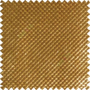 Gold color solid texture finished polka dots surface velvet touch embossed pattern sofa fabric