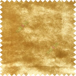 Mustard yellow color complete plain designless surface velvet touch sofa fabric