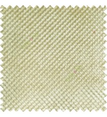 Cream color solid texture finished polka dots surface velvet touch embossed pattern sofa fabric