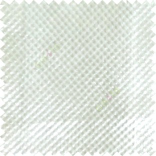 White color solid texture finished polka dots surface velvet touch embossed pattern sofa fabric