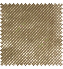 Wood brown color solid texture finished polka dots surface velvet touch embossed pattern sofa fabric