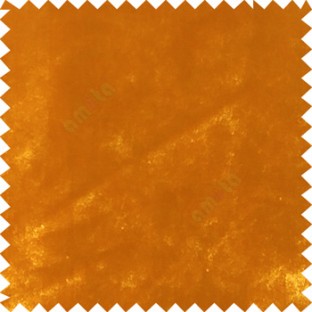 Orange color complete plain designless surface velvet touch sofa fabric