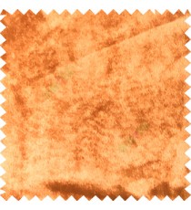 Orange color complete plain designless surface velvet touch sofa fabric