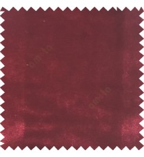 Maroon color complete plain designless surface velvet touch sofa fabric
