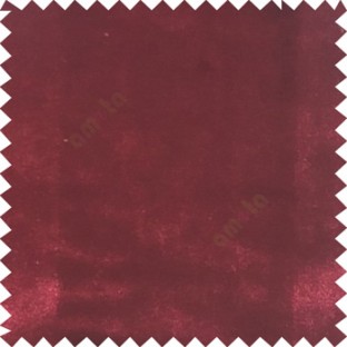 Maroon color complete plain designless surface velvet touch sofa fabric