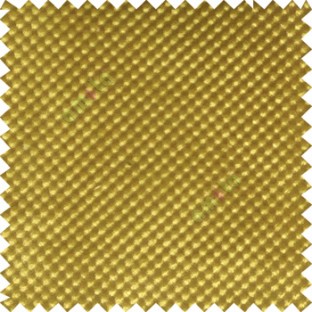 Parrot yellow color solid texture finished polka dots surface velvet touch embossed pattern sofa fabric