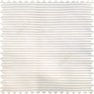 Cream color horizontal bold and strong stripes on transparent polyester background fabric sheer curtain