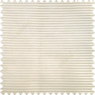 Beige color horizontal bold and strong stripes on transparent polyester background fabric sheer curtain