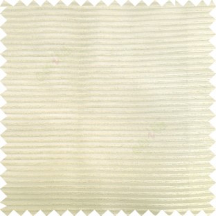 Gold beige color horizontal bold and strong stripes on transparent polyester background fabric sheer curtain