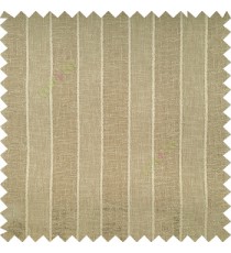 Light brown color vertical parallel stripes texture finished with polyester transparent net finished base fabric small texture gradients sheer curtain