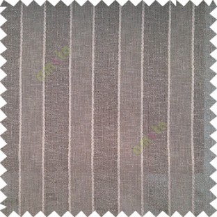 Dark grey color vertical parallel stripes texture finished with polyester transparent net finished base fabric small texture gradients sheer curtain