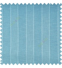 Blue color vertical parallel stripes texture finished with polyester transparent net finished base fabric small texture gradients sheer curtain