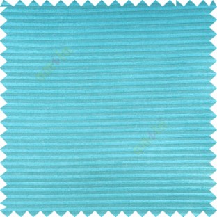 Aquamarine blue color horizontal bold and strong stripes on transparent polyester background fabric sheer curtain