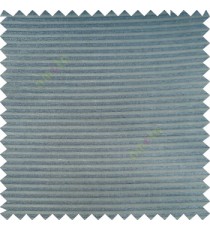 Steel blue color horizontal bold and strong stripes on transparent polyester background fabric sheer curtain