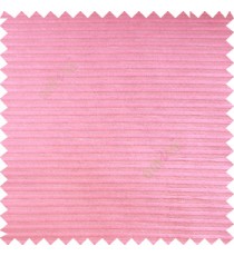 Pink color horizontal bold and strong stripes on transparent polyester background fabric sheer curtain