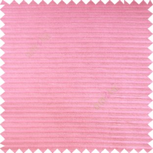 Pink color horizontal bold and strong stripes on transparent polyester background fabric sheer curtain