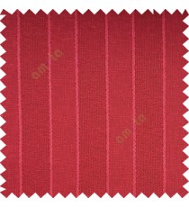 Red color vertical parallel stripes texture finished with polyester transparent net finished base fabric small texture gradients sheer curtain