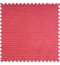 Red color horizontal bold and strong stripes on transparent polyester background fabric sheer curtain