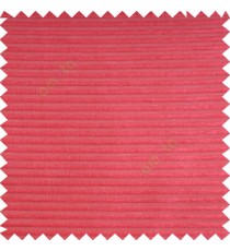 Red color horizontal bold and strong stripes on transparent polyester background fabric sheer curtain