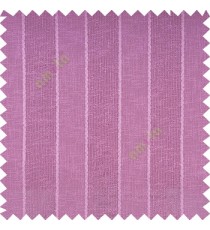 Purple color vertical parallel stripes texture finished with polyester transparent net finished base fabric small texture gradients sheer curtain