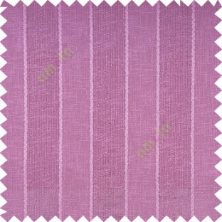 Purple color vertical parallel stripes texture finished with polyester transparent net finished base fabric small texture gradients sheer curtain