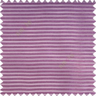 Purple color horizontal bold and strong stripes on transparent polyester background fabric sheer curtain