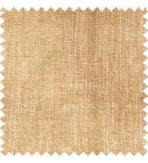 Tawny brown color solid plain texture gradient finished chenille velvet soft touch sofa fabric