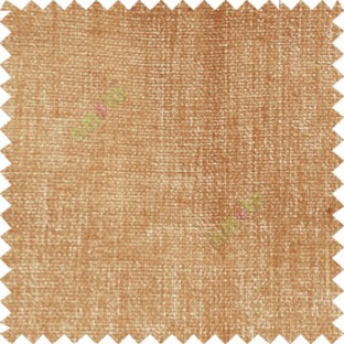 Cedar brown color solid plain texture gradient finished chenille velvet soft touch sofa fabric