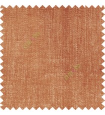 Caramel brown color solid plain texture gradient finished chenille velvet soft touch sofa fabric