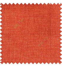 Orange color solid plain texture gradient finished chenille velvet soft touch sofa fabric