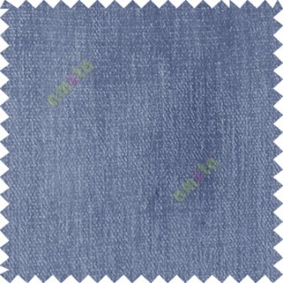 Blue color solid plain texture gradient finished chenille velvet soft touch sofa fabric