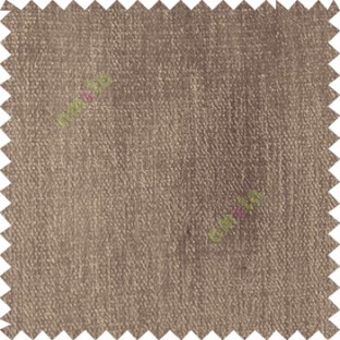Greyish brown color solid plain texture gradient finished chenille velvet soft touch sofa fabric