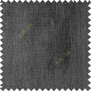 Black color solid plain texture gradient finished chenille velvet soft touch sofa fabric