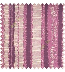Purple color vertical texture lines horizontal coloured stripes polyester main curtain fabric